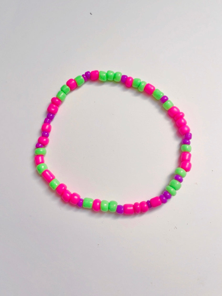 Piixe Co Watermelon Splash Seedbead Bracelet
